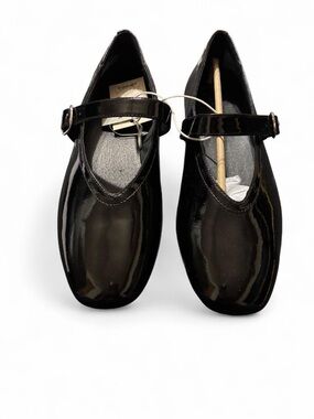 Black Patent Elena Jane Flats - Women